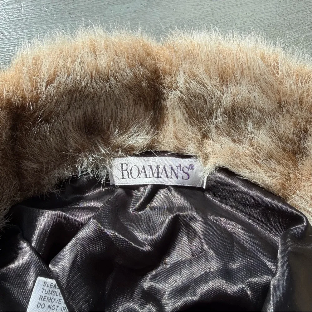 Vintage Roaman’s Faux Fur Bucket Hat